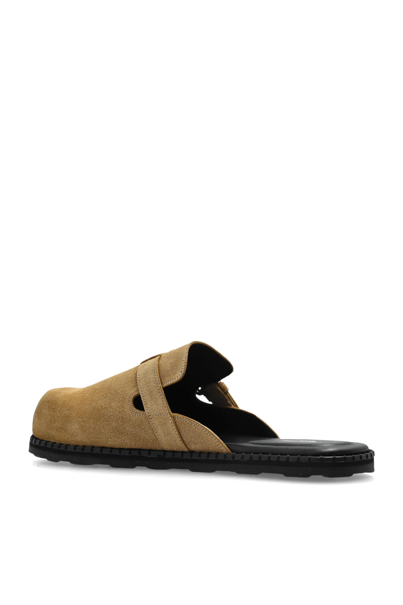 サンダル MOSCHINO Men Sandals MB10152G0M GF0 10B Beige Moschino sandals men MB10152G0MGF010B Beige leather logo
